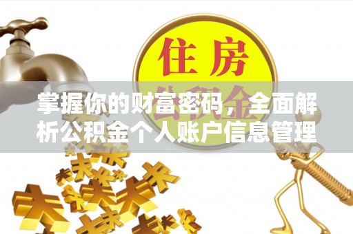 兴城掌握你的财富密码，全面解析公积金个人账户信息管理